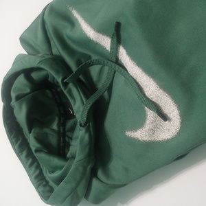 Nike Dri Fit  Swoosh Green Hoodie Sweater